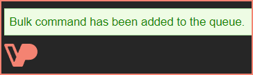 Job queued notification