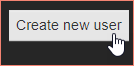 Create new user button