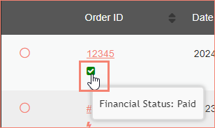 Financial status icon